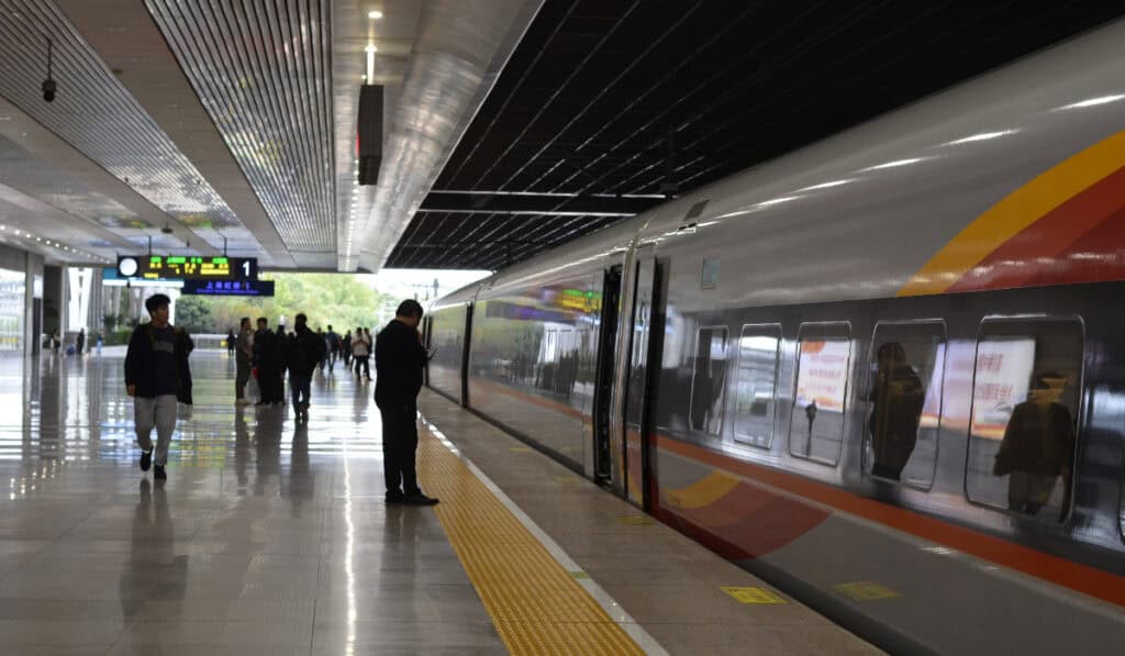 Tren bala de China.