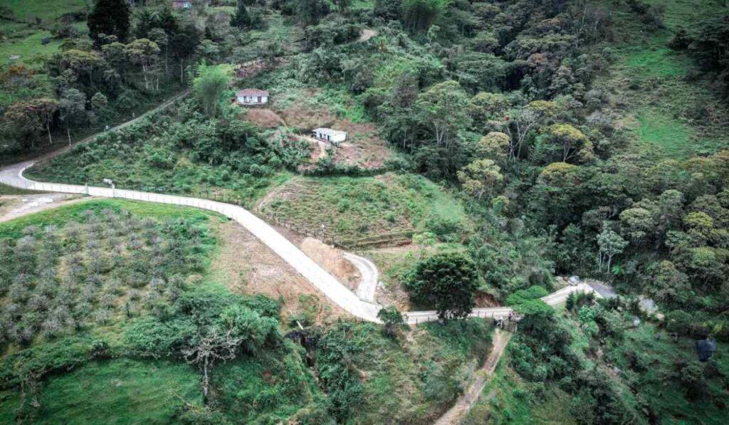 Vías realizadas por Juntas de Acción Comunal JAC