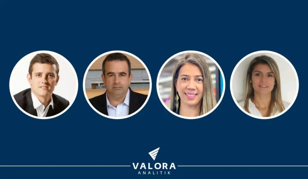 Los nuevos nombramientos ejecutivos en Almacenes Éxito tras movidas en vicepresidencias: ¿Quiénes son? Pablo Montoya Dávila y Julio Hincapié Mejía, gerentes generales retail; Ana María Lopera Díaz, nueva gerente de Mercadeo y Vivian Lucía de La Pava, nueva gerente de Recursos Humanos de Almacenes Éxito
