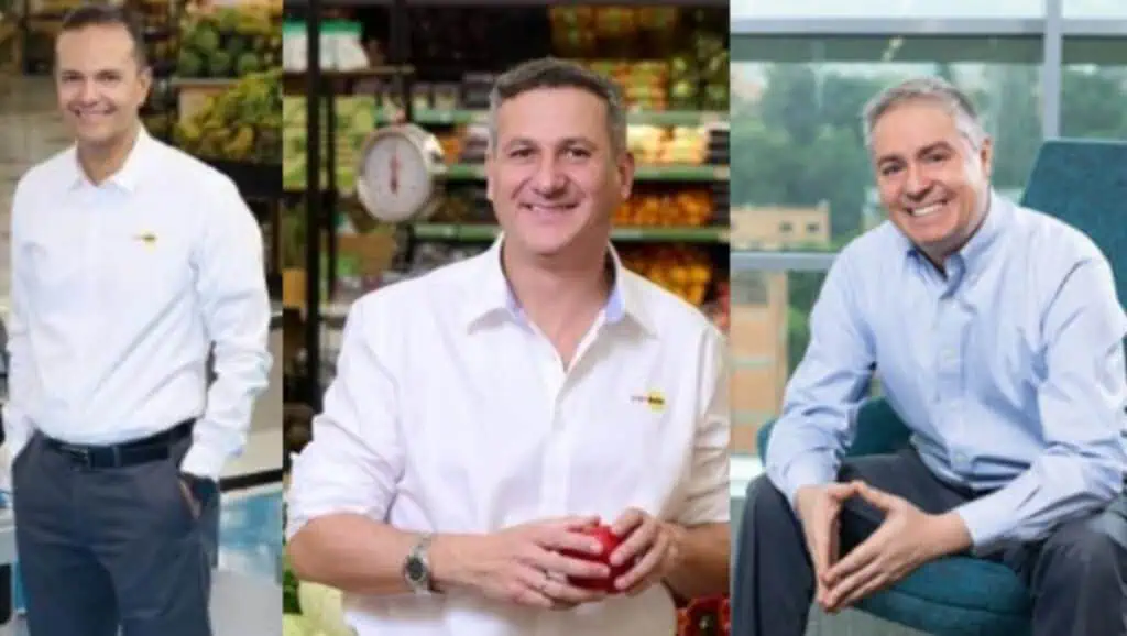 Almacenes Éxito anuncia la salida de tres vicepresidentes de la compañía: ¿Quiénes se retiran? José Gabriel Loaiza, vicepresidente Ejecutivo; Jorge Jaller Jaramillo, vicepresidente de Retail y Juan Felipe Montoya Calle, vicepresidente de Recursos Humanos de Almacenes Éxito