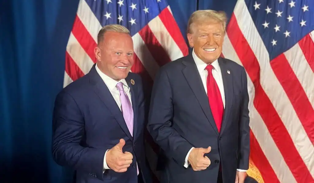 ¿Quién es Daniel Newlin, el próximo embajador de Estados Unidos en Colombia? Daniel Newlin y Donald Trump