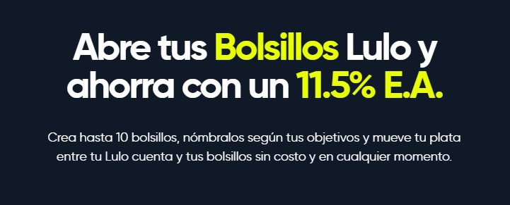 Bolsillos de Lulo bank