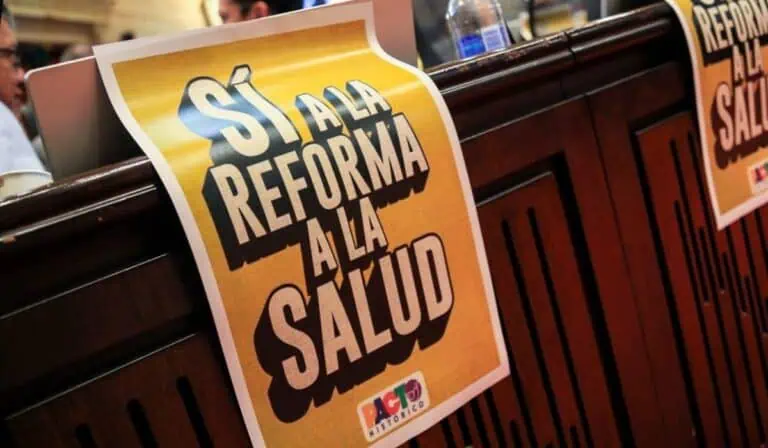 Debate de reforma a la salud del gobierno Petro