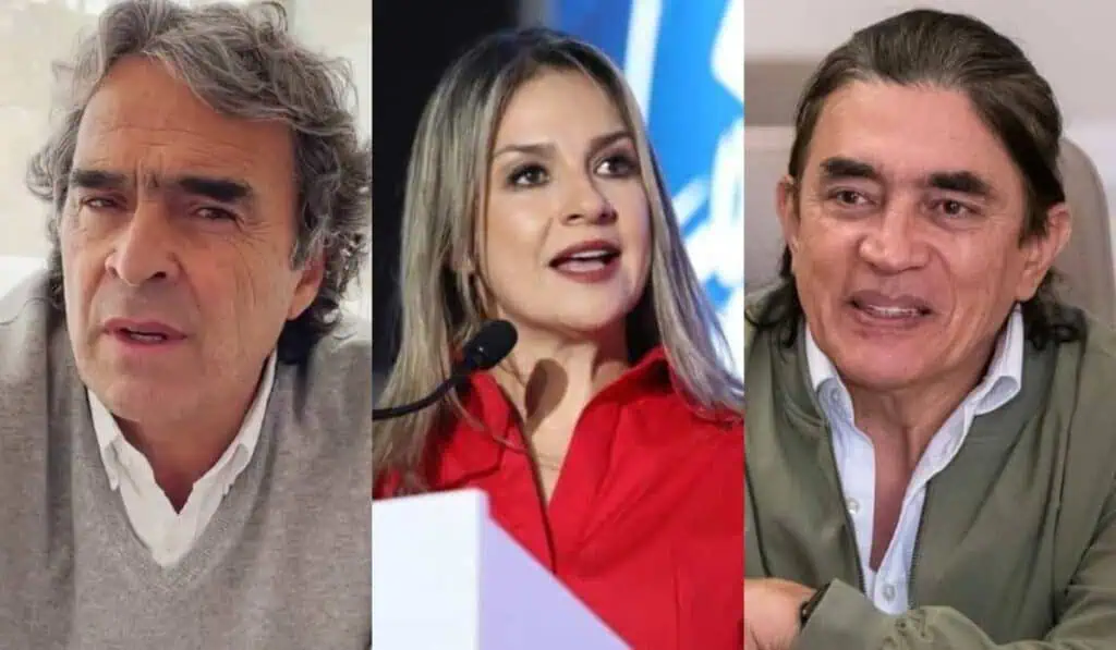 En segunda vuelta, Vicky Dávila le ganaría a Gustavo Bolívar y Claudia López, pero perdería contra Fajardo: encuesta Sergio Fajardo Vicky Dávila y Gustavo Bolívar candidatos