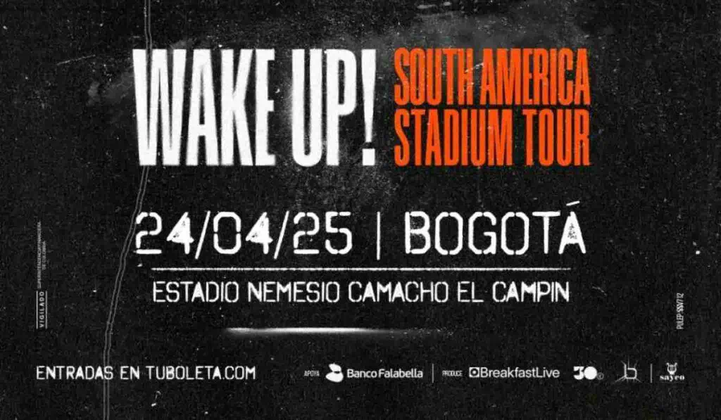 System of a Down regresa a Bogotá en 2025: Hay boletas desde $149.000 System of a Down de gira en Bogotá en abril de 2025