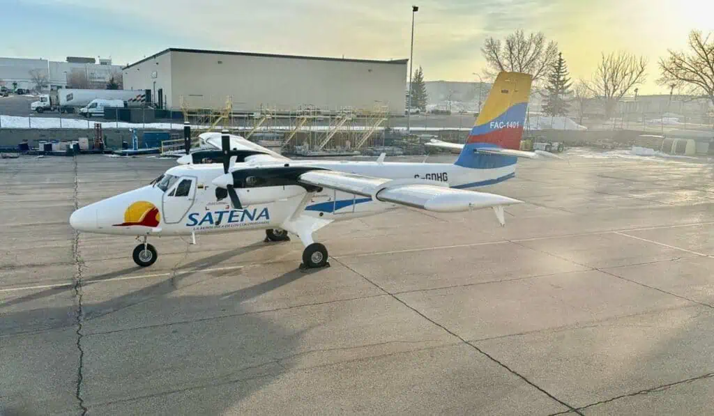 Satena recibe otro avión de su nueva flota: ¿Cuándo empezarían a operar las aeronaves canadienses? Segundo Twin Otter de Satena