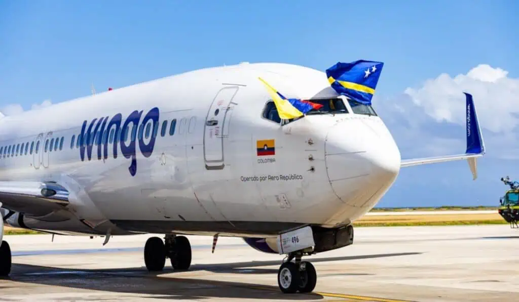 Wingo extiende hasta diciembre la ruta Medellín–Curazao Wingo