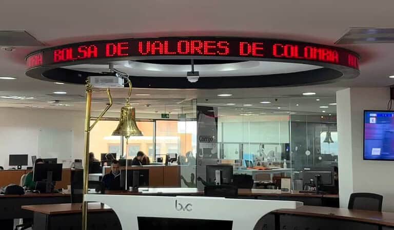 Sede de la Bolsa de Valores de Colombia en Bogotá