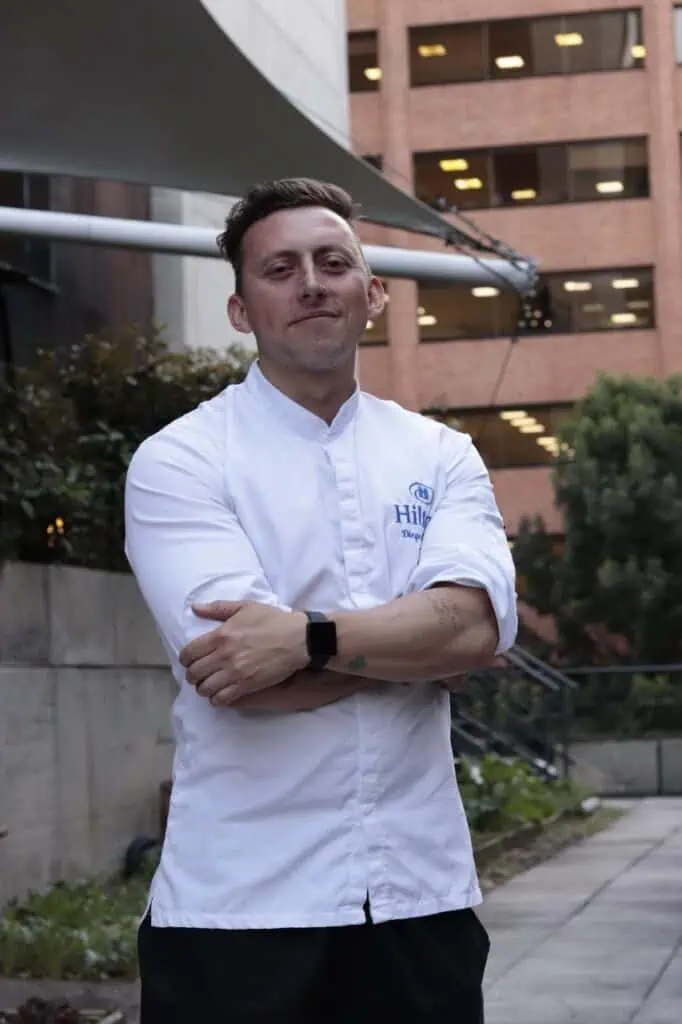 Chef colombiano se la juega en la final del campeonato bienal de gastronomía, Bocuse d'Or Chef Diego Torres. Foto: Hilton Bogotá.