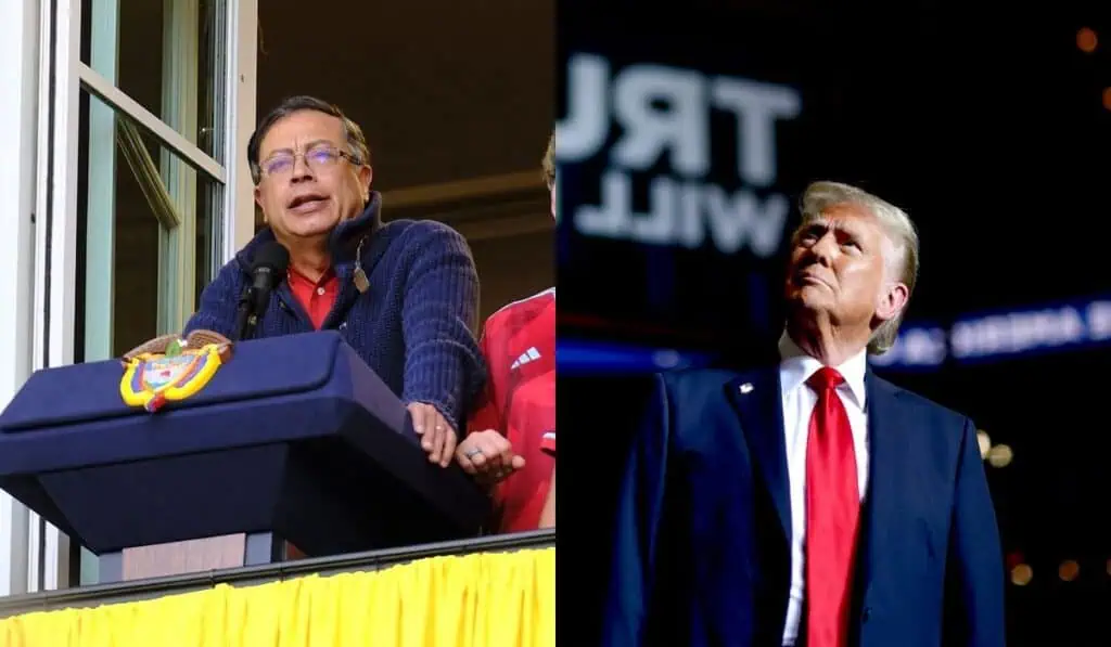 Petro asegura que “pelea con Trump todavía no termina” y dice que negociará sin sometimiento Trump y Gustavo Petro