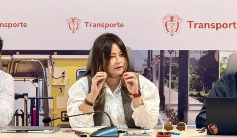 María Fernanda Rojas, ministra de Transporte. Imagen: Ministerio de Transporte