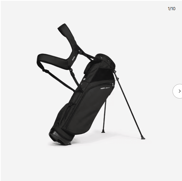Talega de golf. Foto: captura de pantalla de la página de Decathlon. 