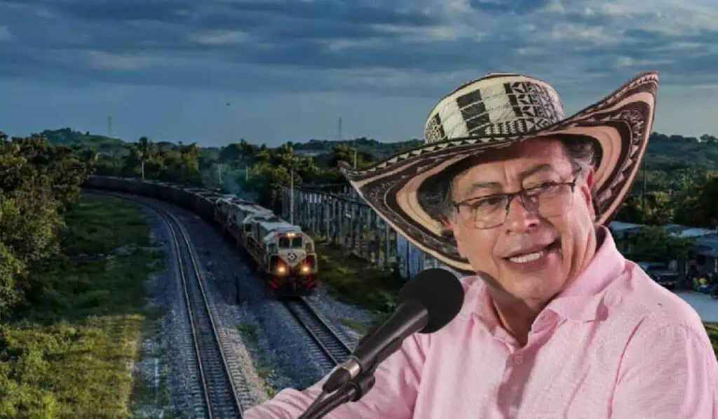 Primicia | Petro no podrá cumplir su promesa de construir un tren interoceánico en Colombia Tren interoceánico propuesto por Gustavo Petro