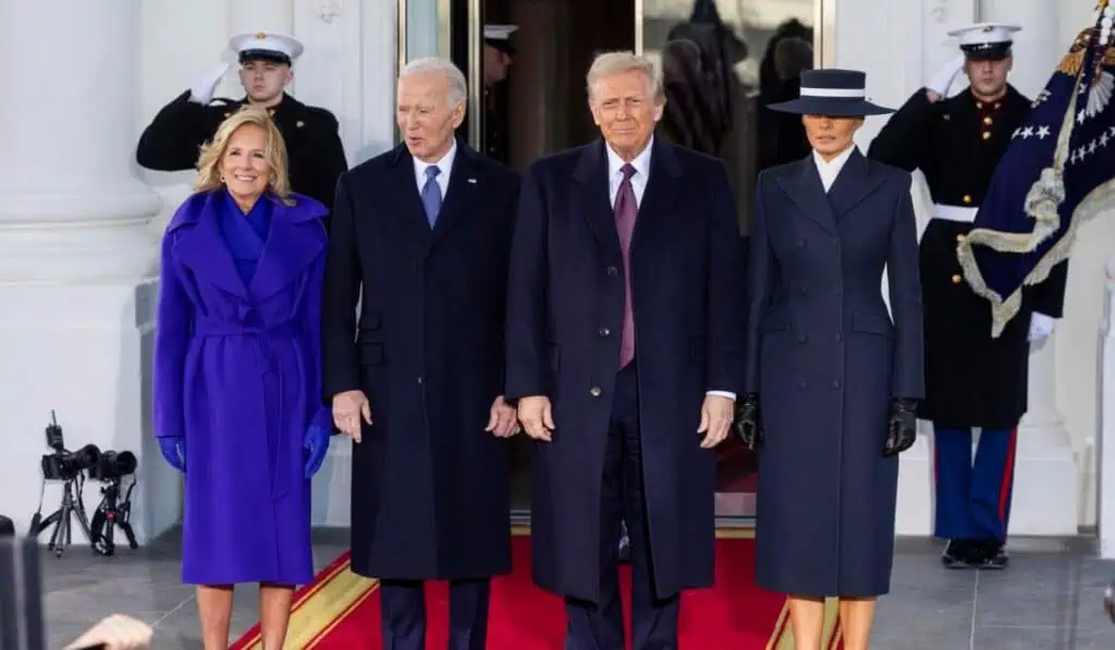 En vivo | Donald Trump da su primer discurso como presidente de EE. UU. Donald Trump y Joe Biden