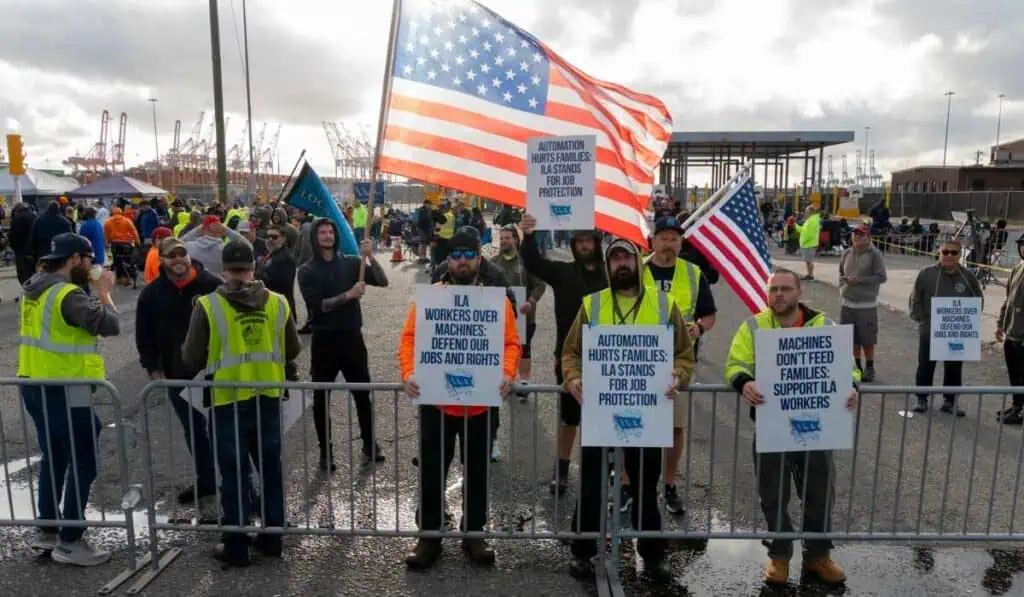 ¿Cómo fue el acuerdo entre trabajadores y empresas para evitar huelgas en puertos de EE. UU.? Huelgas en puertos de EE. UU.