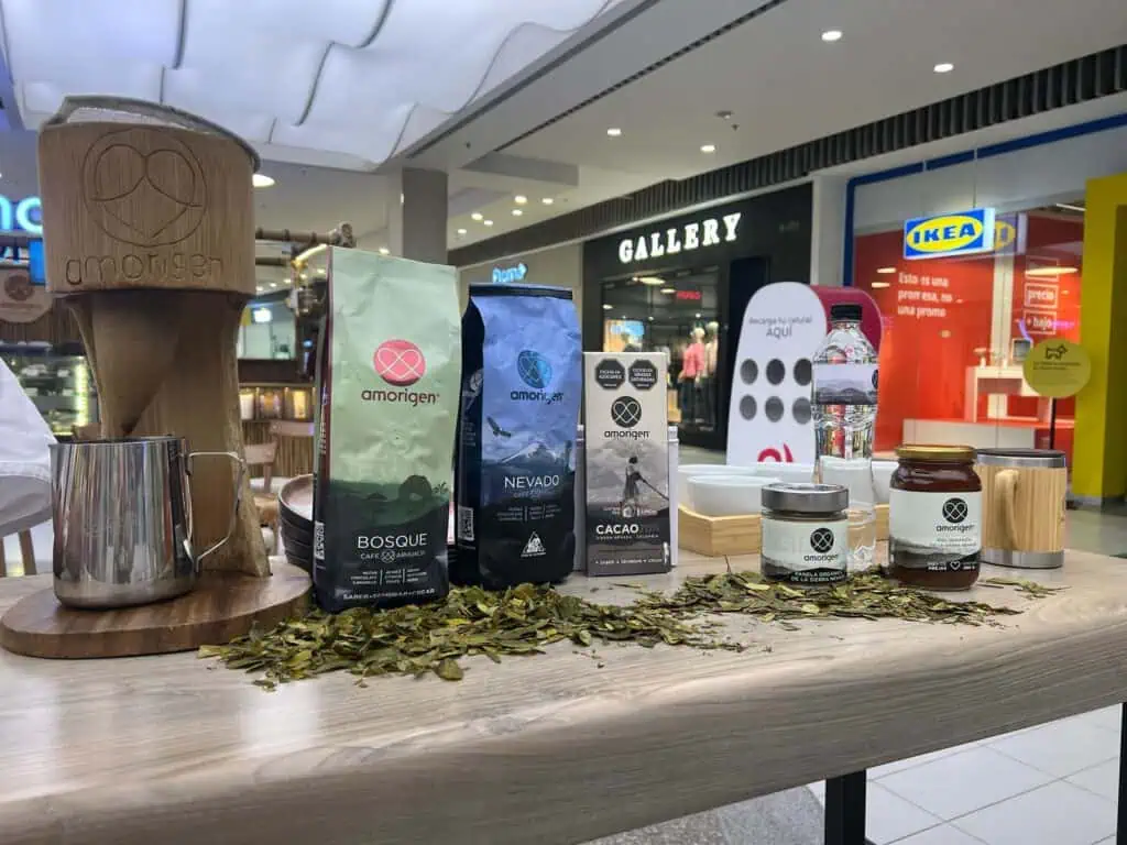 Marca de café de Santa Marta puso su cuarta tienda en el Mallplaza NQS Café Amorigen. Foto: cortesía Mall Plaza.