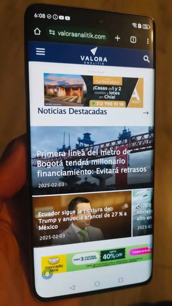 Honor lanzó en Colombia el celular Magic7 Lite: ¿Qué trae y cuánto vale?
El Magic7 Lite tiene pantalla Curva. Foto: Valora Analitik.