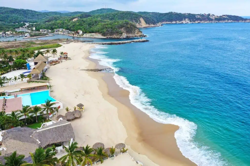 Huatulco, un destino de México que cuenta con playas certificadas Huatulco. Foto: cortesía.