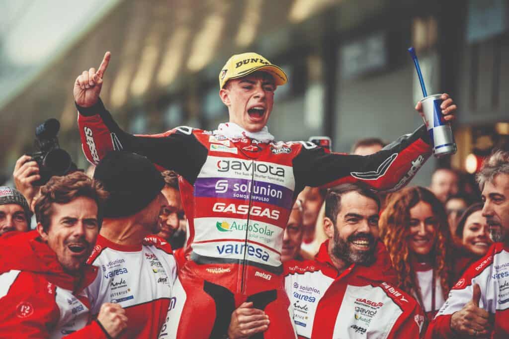 David Alonso Gómez, campeón Moto3. Foto: cortesía FIPA. 