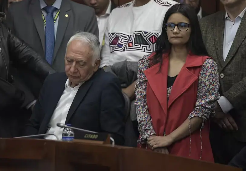 Angie Rodríguez asumiría la dirección del Dapre tras la renuncia de Jorge Rojas Ministro de Salud, Guillermo Alfonso Jaramillo, y Angie Rodríguez, asesora de Minsalud y nueva directora del Dapre.