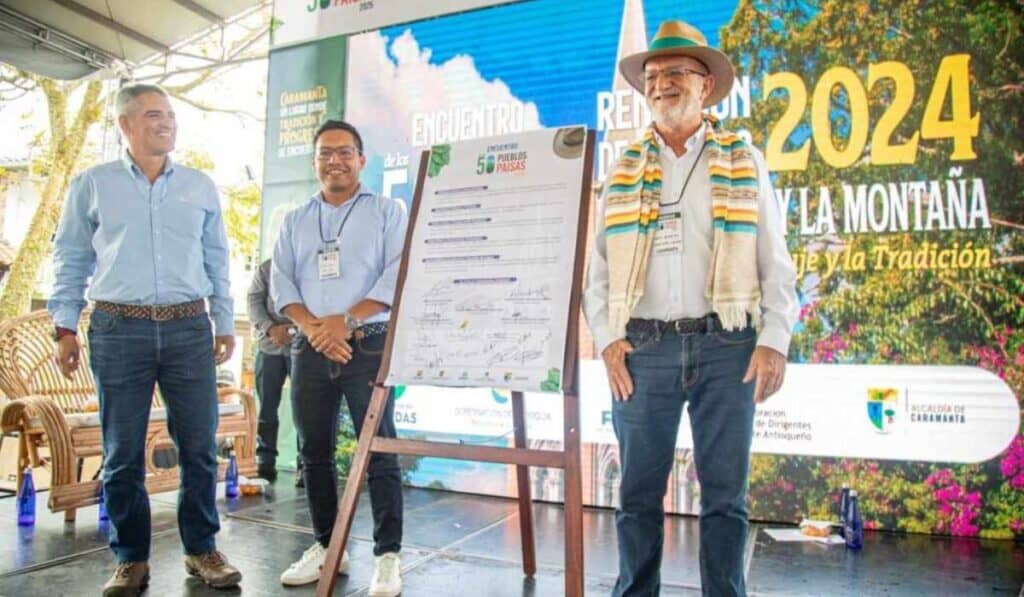 Reunión pueblos paisas en Caramanta