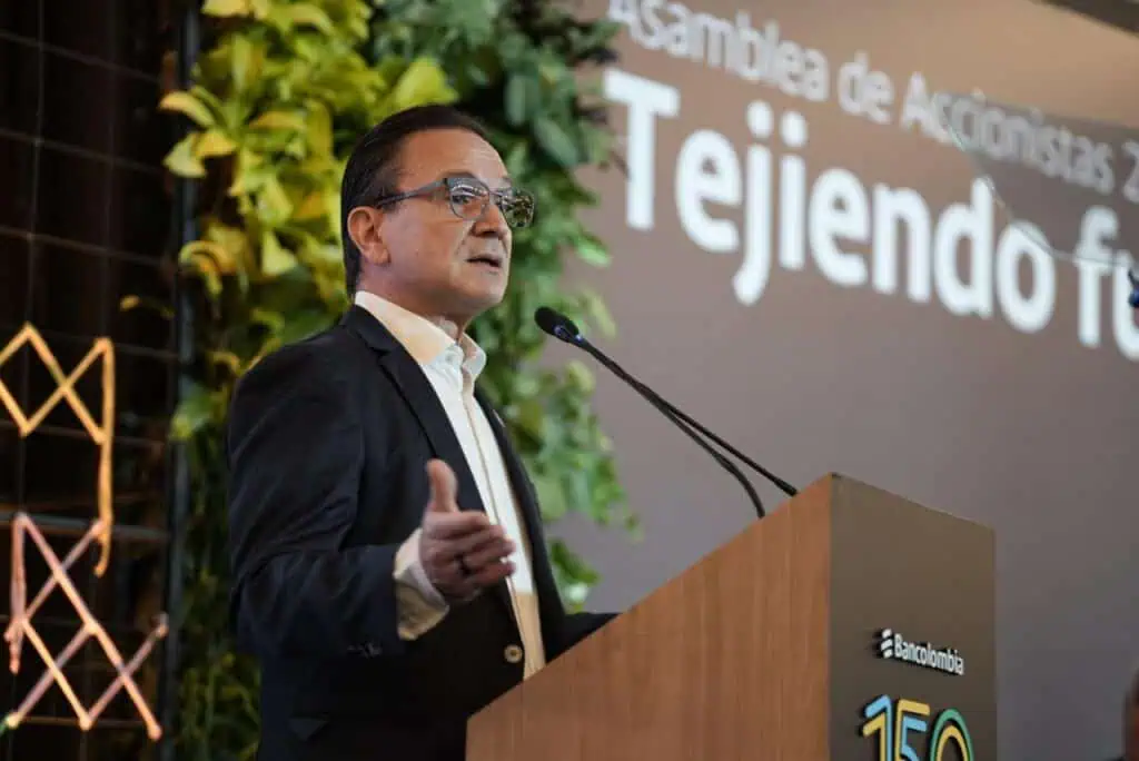 Bancolombia aumentó en 10% el dividendo para sus accionistas en 2025: el más alto de su historia Juan Carlos Mora, presidente de Bancolombia. Crédito: Bancolombia.