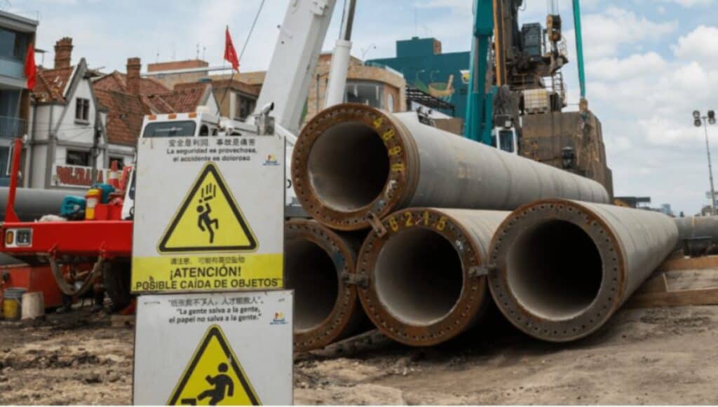 Hay nuevos cierres en importante tramo de la Av Caracas por obras de Línea 1 del metro de Bogotá