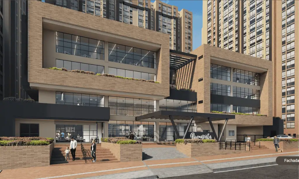 Abren investigación a importante constructora por proyecto clave de vivienda en Bogotá Render del proyecto inmobiliario Buenavista Living. Foto: tomada de la página web del proyecto.