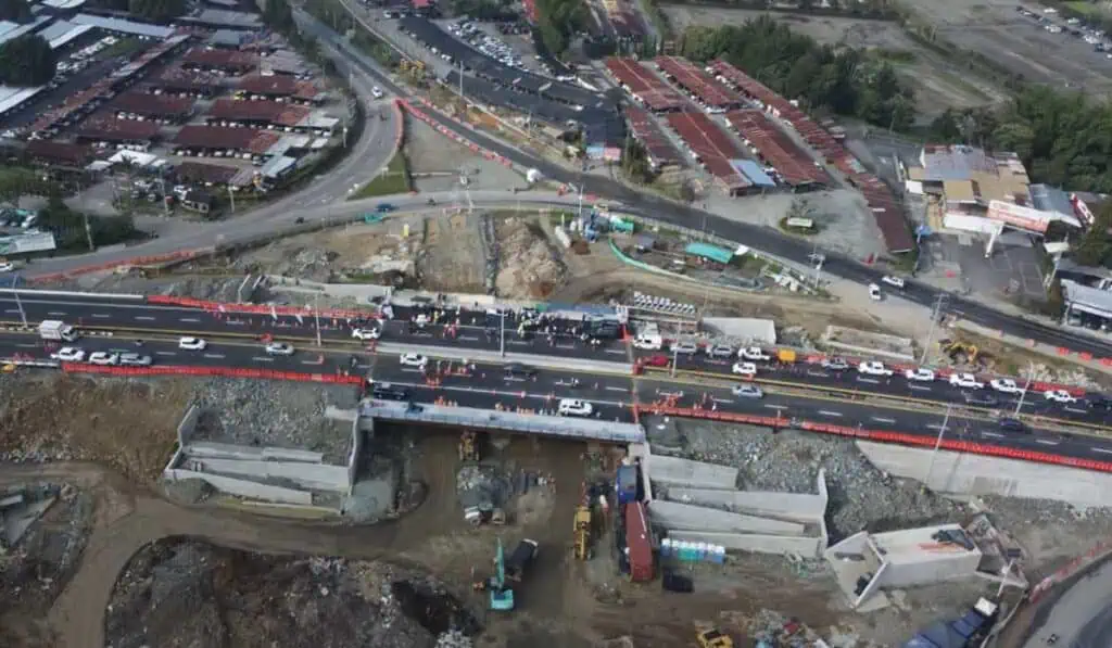 Así quedó el tramo de megaobra clave a las afueras de Medellín: mejorará movilidad al aeropuerto Intercambiador aeropuerto Rionegro - túnel de Oriente