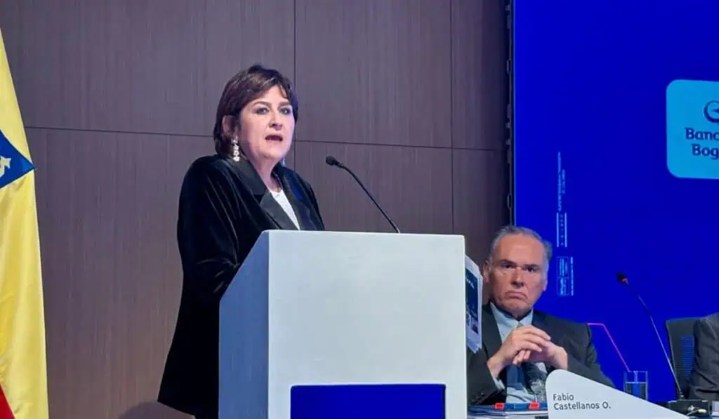 Asamblea de Grupo Aval aprueba dividendos y nueva Junta Directiva María Lorena Gutiérrez, presidenta de Grupo Aval en Asamblea de Accionistas