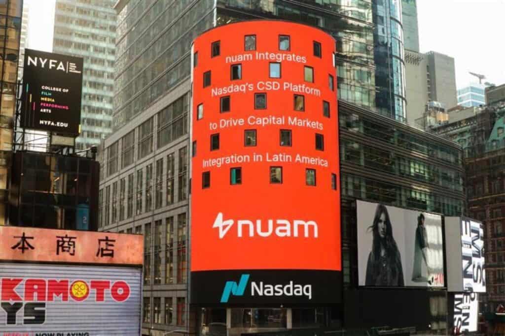 Nasdaq y nuam amplian su alianza tecnológica. Crédito: nuam