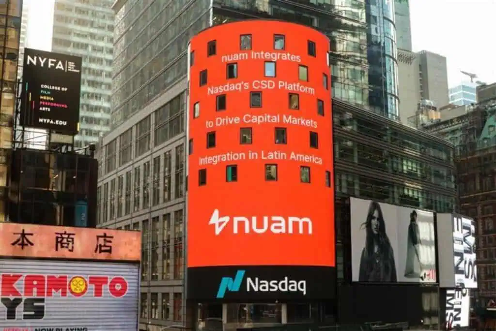 Bolsa integrada de Colombia, Chile y Perú (nuam) anuncia alianza tecnológica con Nasdaq: ¿de qué se trata? Nasdaq y nuam amplian su alianza tecnológica. Crédito: nuam