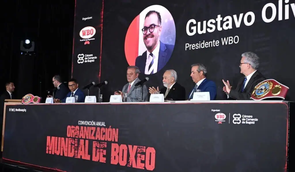 WBO elige a Bogotá como sede del mayor evento de boxeo en 2025 Organización Mundial de Boxeo o WBO