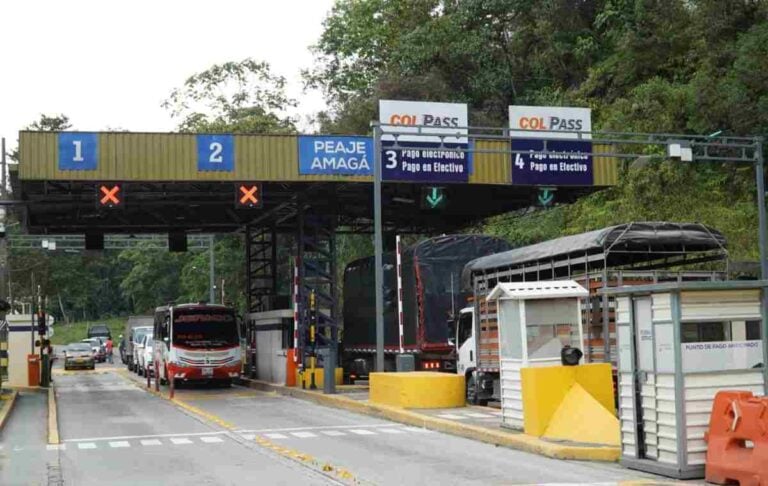 Comienza obra clave en megavía de Medellín al Suroeste antioqueño Peaje Amagá