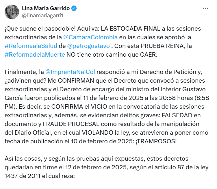 Reforma a la salud del gobierno Petro podría caerse