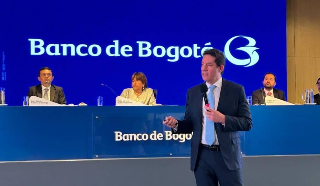 César Prado, presidente del Banco de Bogotá. Imagen: Valora Analitik.
