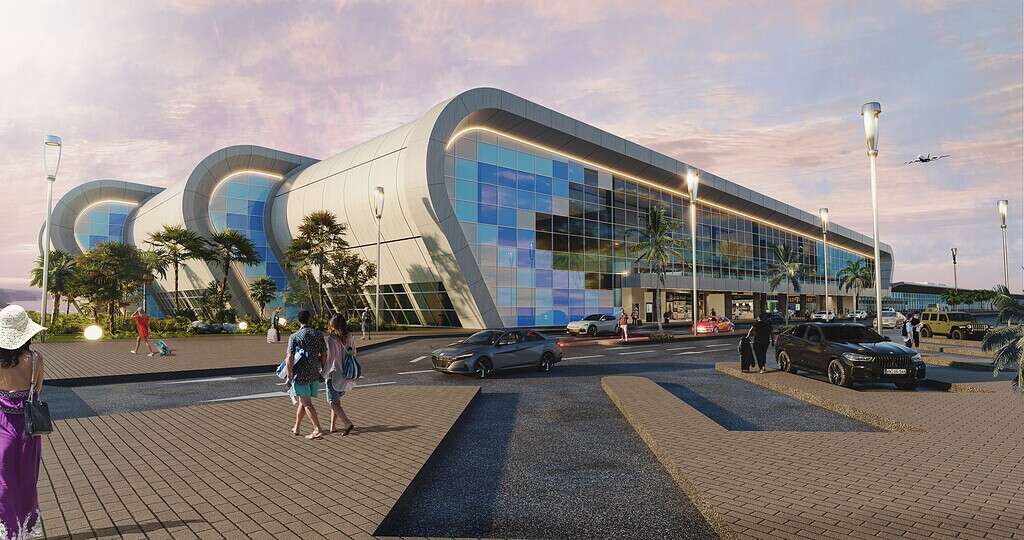 Así quedará el aeropuerto internacional Rafael Núñez de Cartagena tras las obras de ampliación y modernización. Foto: cortesía. 