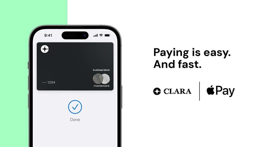 Las empresas que utilizan Clara se benefician de tarjetas corporativas personalizadas. 
