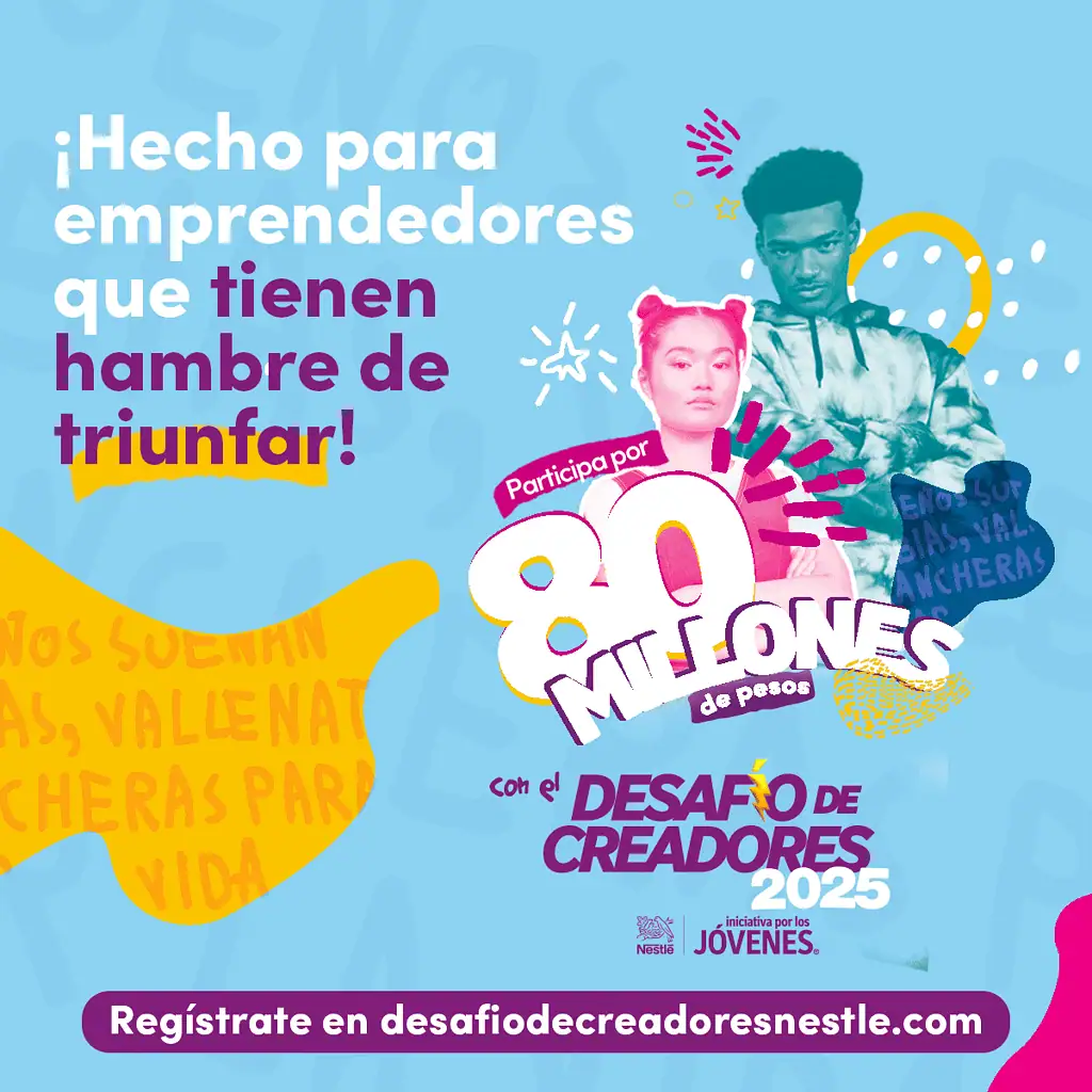 Nestlé abre inscripciones para la segunda edición del programa Desafío de Creadores Desafío creadores. Foto: Nestlé