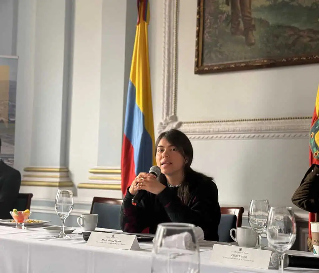 Galán busca reducir impuestos corporativos para atraer grandes empresas en zona aeroportuaria María Piedad Bayter, directora de Competitividad de Bogotá-Región