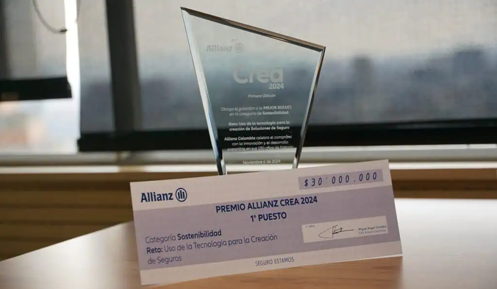 Allianz Colombia continúa impulsando la innovación en el sector asegurador en StartCo 2025 Premio Allianz Crea