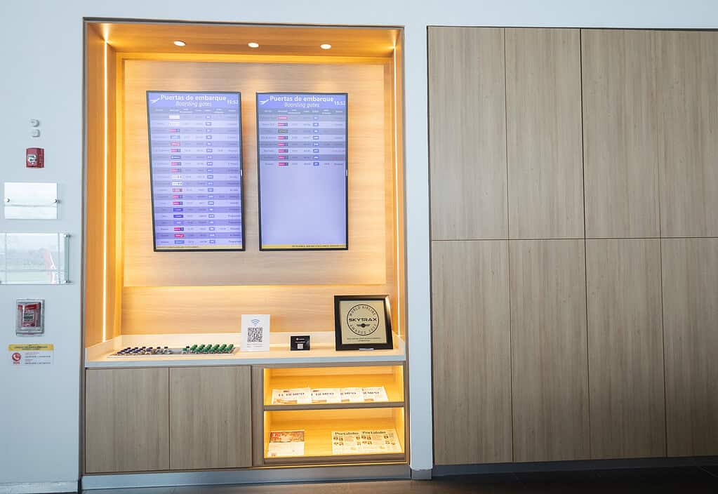 Espacio renovado del Lounge de Latam. Foto: cortesía Latam. 