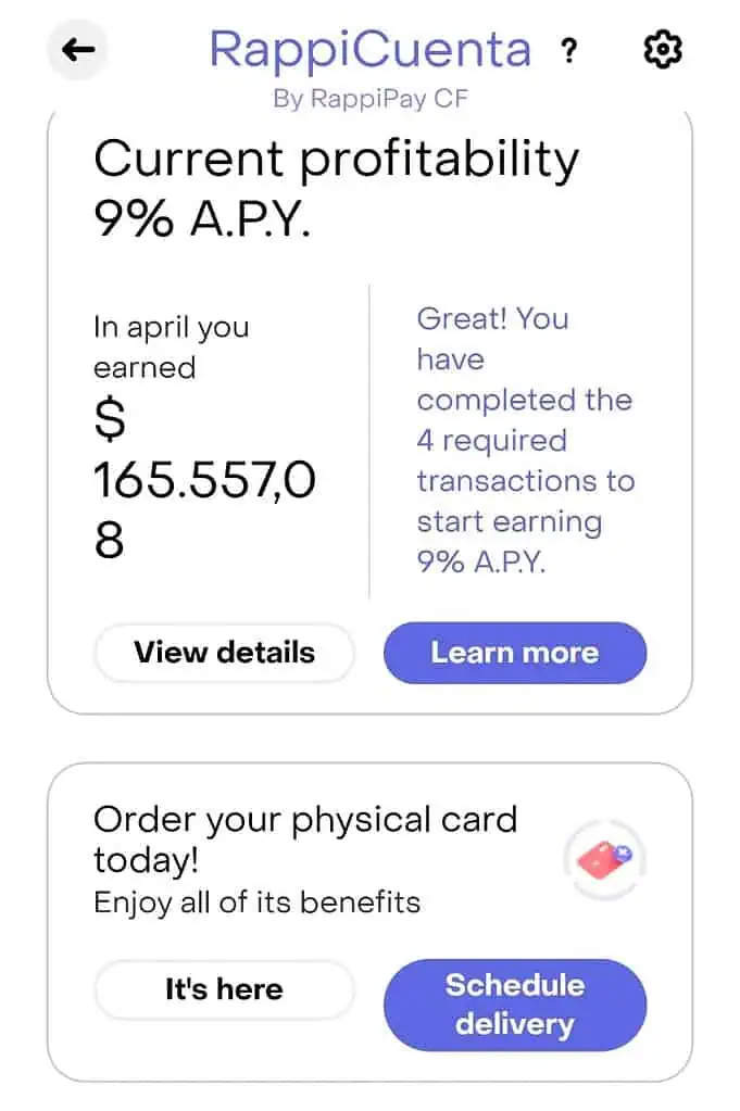 RappiPay redujo rentabilidad de cuentas remuneradas, pero mejoró tasas de sus bóvedas de ahorro RappiPay