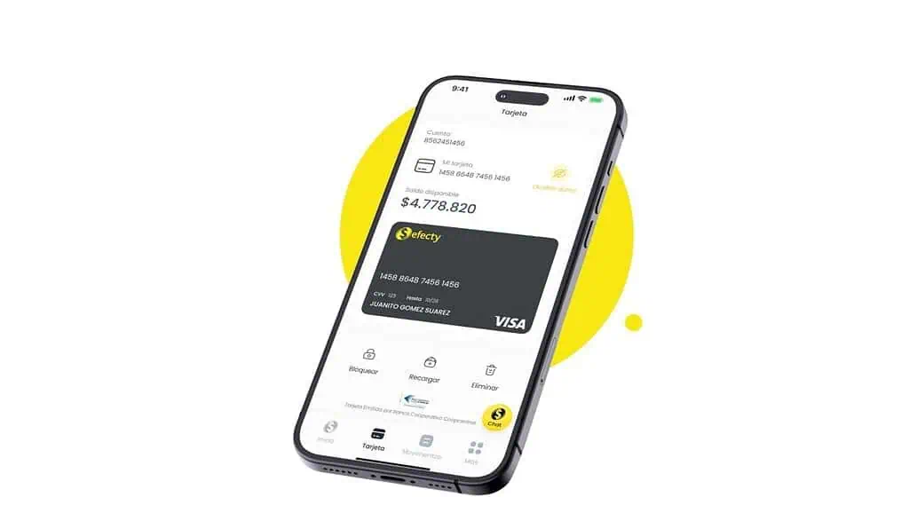 Efecty se mete al negocio de tarjetas débito con Visa y alista llegada a sistema de pagos inmediatos Tarjeta débito de Efecty y Visa. Crédito: Efecty