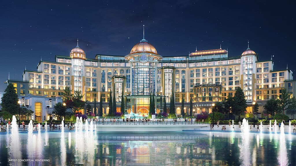 En Orlando, Florida, abrirán un nuevo parque temático que tendrá 50 atracciones: Estos son los detalles Render Universal Epic Universe. Foto: cortesía Visit Orlando.