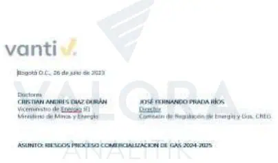 SuperServicios recopila pruebas contra Vanti para eventual sanción; la empresa tiene argumentos a su favor Vanti sería sancionada por la SuperServicios por aumentar tarifas de gas, pero hay pruebas a su favor
