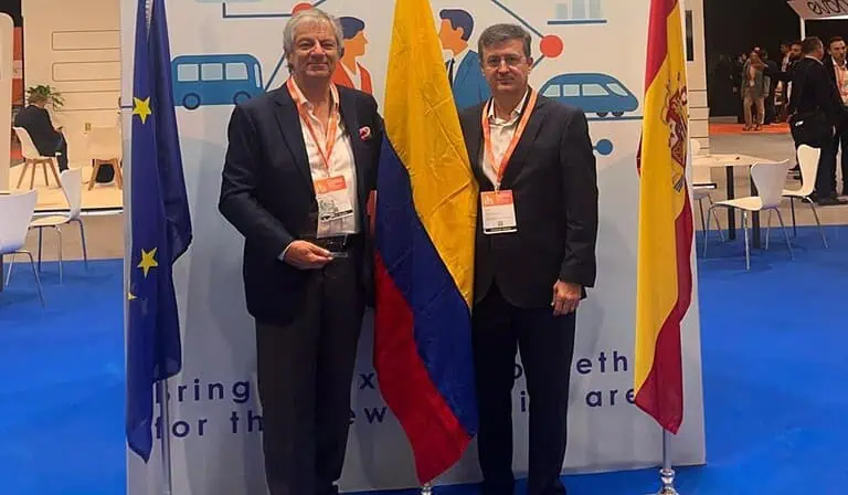 Alberto Mariño Samper, presidente de Proindesa (izquierda)