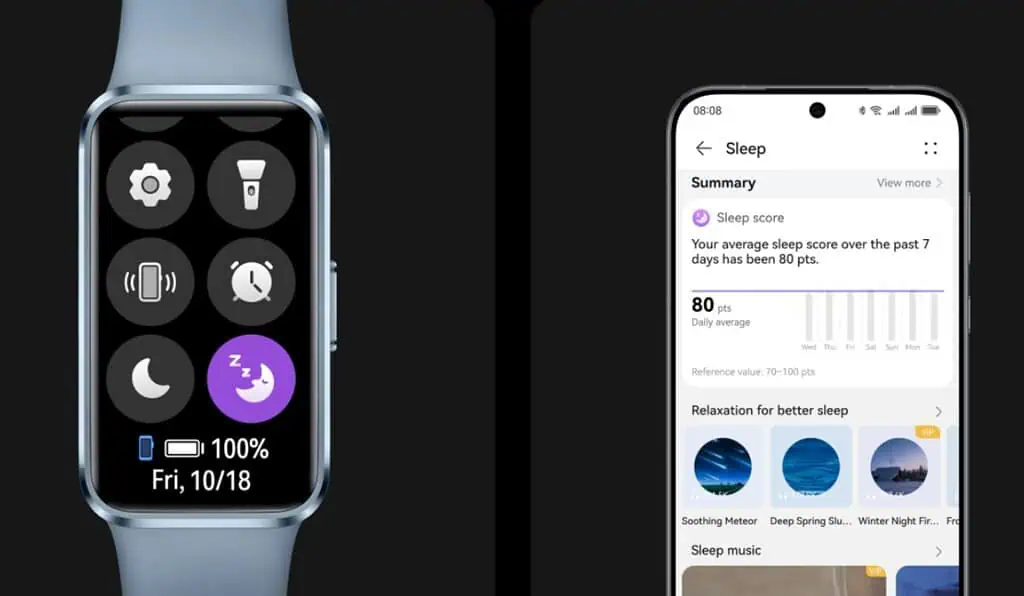 Así es la Huawei Band 10: Tiene función de monitoreo de bienestar emocional Huawei Band 10 también es compatible con Android y iOs.