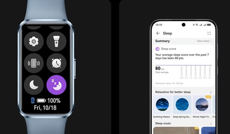 Huawei Band 10 también es compatible con Android y iOs.