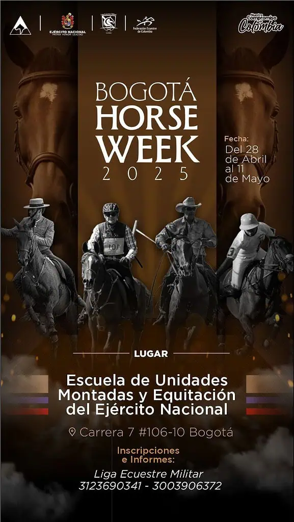 Bogotá Horse Week 2025: estos son los detalles del evento ecuestre Bogotá Horse Week 2025